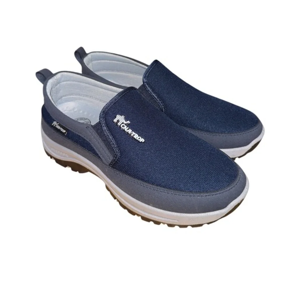 NEW CNA-TROP Slip On Shoes Mens 7.5-8/41 Pre-Owned‎ Sneakers Blue Outdoor Rugged